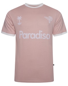 KAM Paradiso Print T-Shirt Cameo Rose